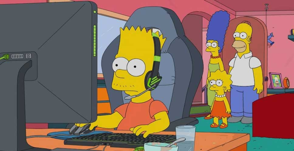 Saat Bart dan Homer The Simpson Jadi Atlet Esport